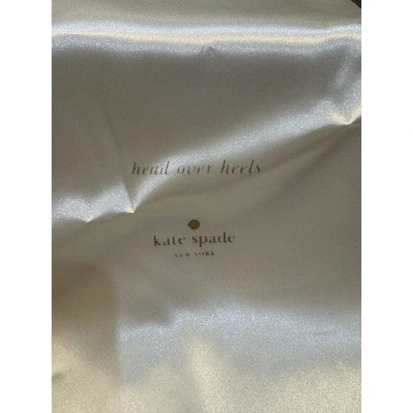 Kate Spade New York Iveene Bridal Bow Ivory Satin Hight Heel Sandals Size‎ 11 - Picture 12 of 14